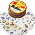 GC Spot It Game Cartoon Anime Dobble Pokemon Doraemon English Cards Board Game For Party Kids Gifts.