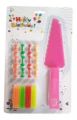Cake Candle and Cake Slicer Set Birthday party Decorating set.