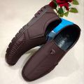 Unique Design High Quality Fashionable Artificial Leather Casual Shoes for Men (Black & Chocolate Popular Casual Shoes). 