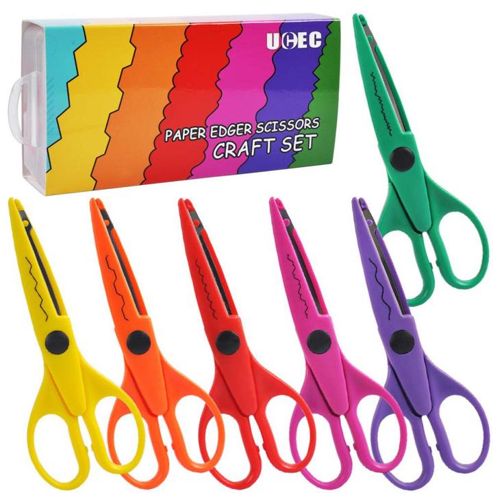 Paper Scissors Based Art and Craft Zig Zag paper Scissor (set of 1) | Daraz.com.bd