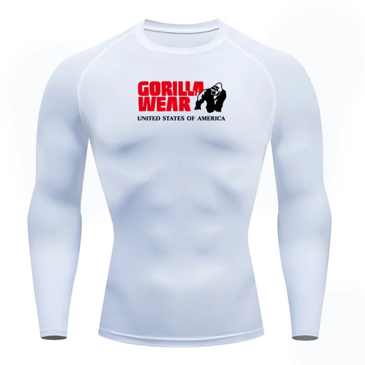 Men%20Compression%20Running%20T%20Shirt%20Fitness%20%20Long%20Sleeve%20Sport%20tshirt%20Training%20Jogging%20Shirts%20Gym%20Gorilla%20Quick%20Dry%20rashgard%20-%20Image%203