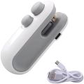TEKCOOL Portable Mini Sealing Machine, Handheld Packet Sealer for Food, Snacks, Chips, Fresh Storage, Plastic Bags Sealing Machine, 1 YEAR Warranty. 