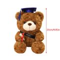 Cute Bear Plush Toy Stuffed Soft Kawaii Teddy Bear Animal Dolls Graduation Gifts For Kids Children Student Girls. 