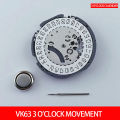 VK63A VK63 Quartz Movement Date At 3 O'clock Chronograph Watch Movement w/Battey For VK SERIES VK63A VK63 Quartz Watch. 