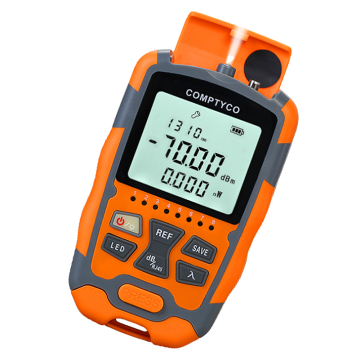 ZOROOM Mini Optical Power Meter -M7 OPM Fiber Optical Cable Tester -70DBm-+10DBm SC/FC/ST Universal Interface Connector