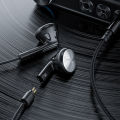 FiiO FF1 14.2mm Dynamic Driver Open Earbuds HIFI Music Wired Earphone Bass 0.78mm Detachable Cable with Mic In-Line-Controls. 