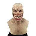 Horror Sharp Teeth Masks Big Mouth Teeth Chompers Cosplay Creepy Monster Latex Mask Halloween Monster Masque Scary Costume Props.