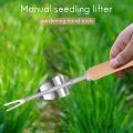 Wood Handle Stainless Steel Garden Weeder Removal Cutter Tools.