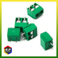 2 pin PBT PCB Mount Screw Terminal Block Green Connectors [5 PCS]. 