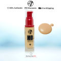 The W7 HD Foundation - Honey /Golden /Creme brulee | 3 Shade original by glitter life. 