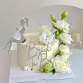 2pcs Design Bride To Be Cake Topper Rose Gold Acrylic Cake Topper Girl Bachelor Wedding Bridal Engaged Dessert Baking Decoration Maoxia Maoxia.