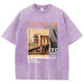 Brooklyn 1898 Nyc Be Different Tshirt Women Street Soft Short Sleeve Fashion Hip Hop Clothes Oversized Cotton T-Shirt Female. 