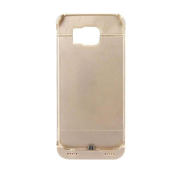 External Battery Case For Samsung S6 Edge 4200mA - Gold