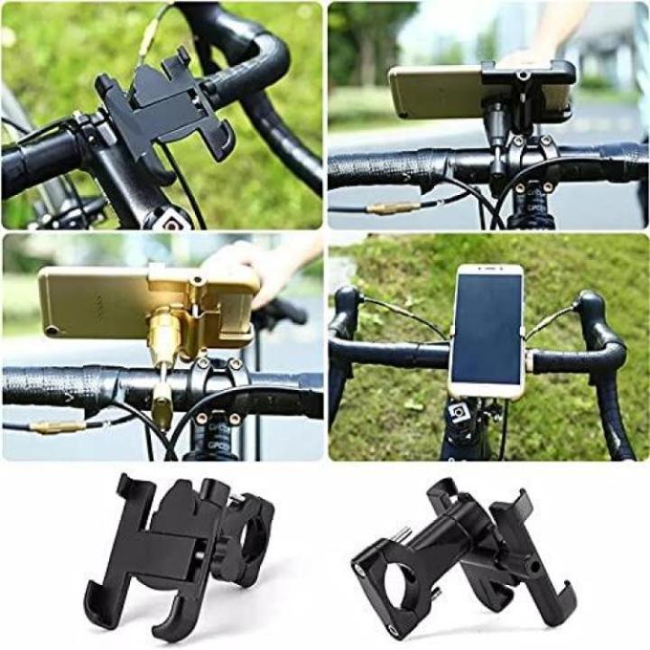 Metal%20Bike%20Mobile%20Holder%20For%20mobile%20phone%20bracket%20motorcycle%20bicycle%20takeaway%20rider%20-Black%20-%20Image%205