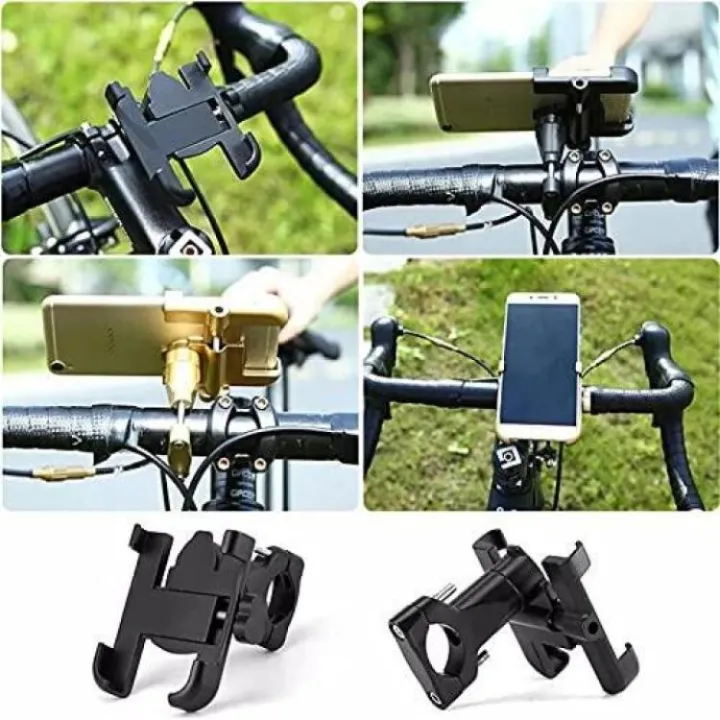 Metal%20Bike%20Mobile%20Holder%20For%20mobile%20phone%20bracket%20motorcycle%20bicycle%20takeaway%20rider%20-Black%20-%20Image%205