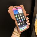 cute cartoon 3D HelloKitty Laser pattern case for IPhone15 Pro max 14 13 12 11XS max XR X 8 plus 7plus soft cover.