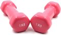 1kg vinyl Dumbbell- 1 pair Multicolor- Citizen Sports. 