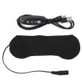 【JOY KKDid mall】Portable USB Electric Clothes Heating Pad Patch Heated Mat Sheet Heater Rest Sleep Eye Electronic Warmer Women Men. 
