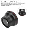 49mm Wide Angle Camera Lens 0.43X HD Professional Wide Angle Lens With Macro NEW.