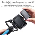 VIJIM GP-3 Microphone Mount for GoPro Hero 7, 6, 5 and Housing for Mic Adapter, Works GoPro Case with Universal Cold Shoe Adapter. 
