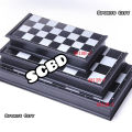 Magnetic Chess Extra large 12.5 Inch _ Black & White. 