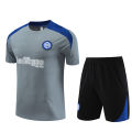 Inter ilan away Inter ilan jersey size 10 Lautaro Lukaku football jersey long short eeed children's adult set. 