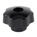 2 Pcs M10 Female Thread Nuts 50mm Plastic Star Head Clamping Knob Grip with M8 x 50mm Diameter Thread Clamping Star Knob. 