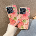 For Realme C53 Case Soft Blue Light Oil Painting Flower Silicone Anti Shock For Realme C53 Back Cover.