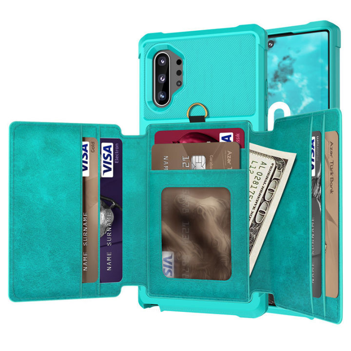 Applicable%20to%20Samsung%20Note%2010Plus%20Multi-Function%20Card%20Holder%20Phone%20Case%20Note%2010%20Drop-Resistant%20Protective%20Cover%20-%20Image%202