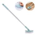 Retractable Multifunctional Long Handle Cleaning Brush with Detachable Brush Head Extended to 100cm for Floor Wall Corner Tile. 