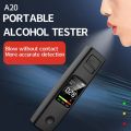 Alcohol Tester Professional High Sensitivity Breathalyzer Non-Contact Alcoholometer Type-C Charging Portable Breathalyzer. 