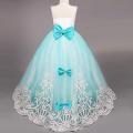 BlingBlingStar Lace Girl Princess Bridesmaid Pageant Tutu Tulle Gown Party Wedding Dress.
