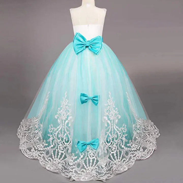 BlingBlingStar%20Lace%20Girl%20Princess%20Bridesmaid%20Pageant%20Tutu%20Tulle%20Gown%20Party%20Wedding%20Dress%20-%20Image%204