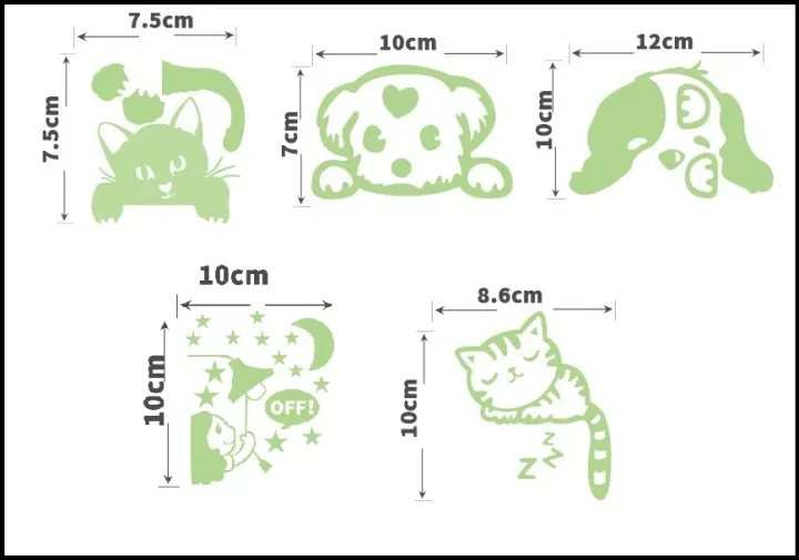 Cartoon%20Luminous%20Switch%20Sticker%20Glow%20in%20the%20Dark%20Home%20Decor%20Kids%20Room%20Decoration%20Sticker%20-%20Image%204