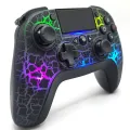Cross-border spot PS4 gamepad macro programming wireless controller compatible with PC system RGB split. 