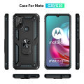 Vantime for Motorola Moto G30 Hard Case Hybrid Cover Stand Holder Casing.