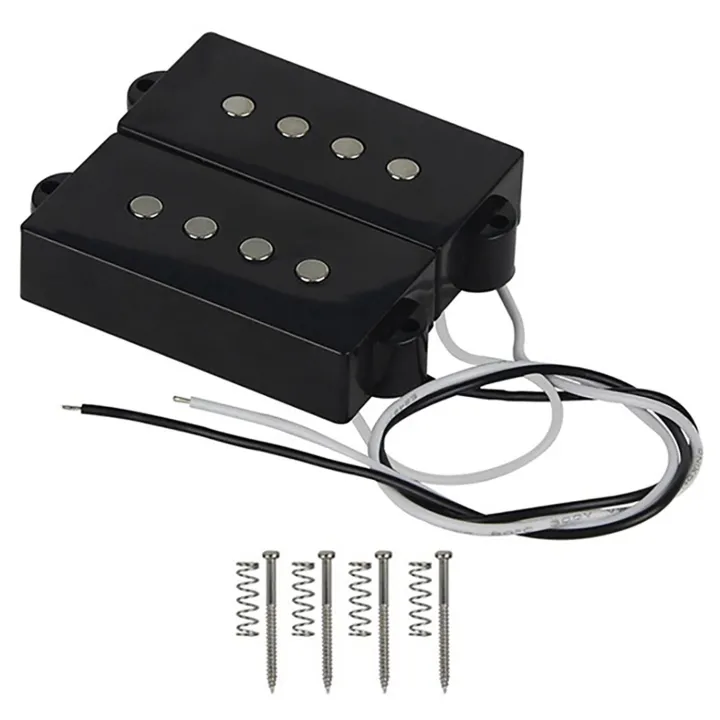 1%20Set%20Pb%20P%20Bass%20Pickup%20Humbucker%20Pickup%20for%204%20String%20P%20Bass%20Guitar%20Part%20&%201%20Set%20Pro%20Electric%20Bass%20Open%20Type%20Noiseless%20Bridge%20Pickup%20for%204%20String%20Jazz%20Bass%20Jb%20Style,Black%2095X18.3Mm%20-%20Image%202