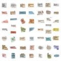 10/50/100Pcs Cartoon Motivational Phrases Stickers Cute Inspirational Life Quotes DIY Laptop Study Room Graffiti Decals Sticker. 