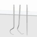 Metal Toothpick Non-Slip Metal Portable Toothpick Flosser with Storage Case Set. 
