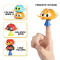 8PCS Insects Armor Gyroscope Inertial Car Cute Watch Gyro Cars Pull Back Device Educational Toys ChristGifts For Kids.