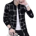 Black Color Fleece & Cotton Long Sleeve Casual Winter Jacket - Stay Warm and Stylish All Season Long.