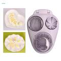 Egg Slicer Sectioner Egg for Hard Boiled Eggs Flower Shape Portable Fruit Vegetable Slicer Tool Kitchen Tool Egg Cutter for Strawberry. 