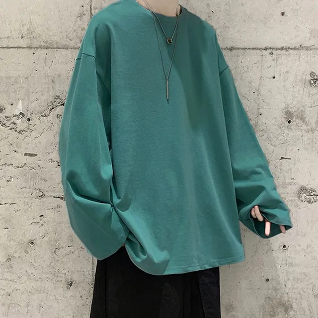 New%20Long%20Sleeve%20t%20shirt%20for%20Men%20Autumn%20Fashion%20Cotton%20Solid%20Color%20t-shirts%20Cozy%20Streetwear%20Men's%20t-shirt%205XL%20Baggy%20Korean%20Trendy%20-%20Image%202