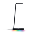 Razer Base Station V2 Chroma Headset Stand Chroma RGB Headset Holder with 2 USB3.1 Ports Support 7.1 Surround Sound. 