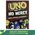 UNO  No Mercy Mattel Games UNO Show ‘em No Mercy Card Game for Kids, Adults & Family Parties and Travel With Extra Cards, Special Rules and To. 