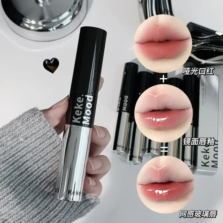 KeKe%20Mood%202-in-1%20Double-ended%20Lipstick%20Matte%20Velvet%20Matte%20White%20Mirror%20Lip%20Glaze%20Internet%20celebrity%20cross-border%20delivery%20-%20Image%202