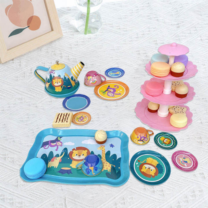 Tinplate%20Toys%20Tea%20Set%20Tea%20Time%20Toy%20Set%20for%20Kids%20Gift%20Kitchen%20Pretend%20Play%20-%20Image%208