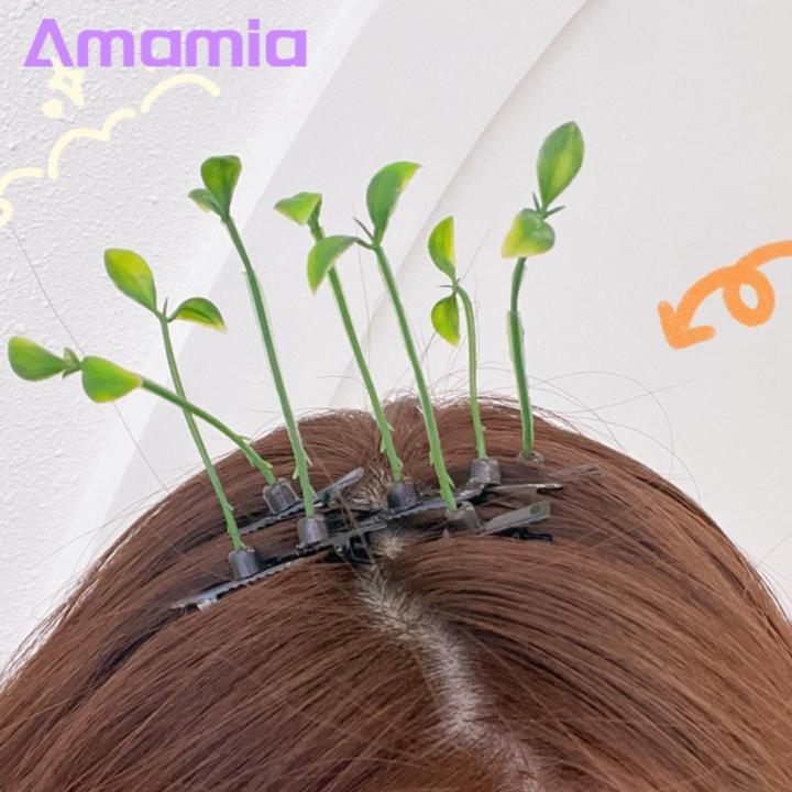 Amamia%20Hair%20Grip%20Wear-resistant%20Cute%20Bean%20Sprout%20Flower%20Hair%20Clip%20Barrette%20-%20Image%208