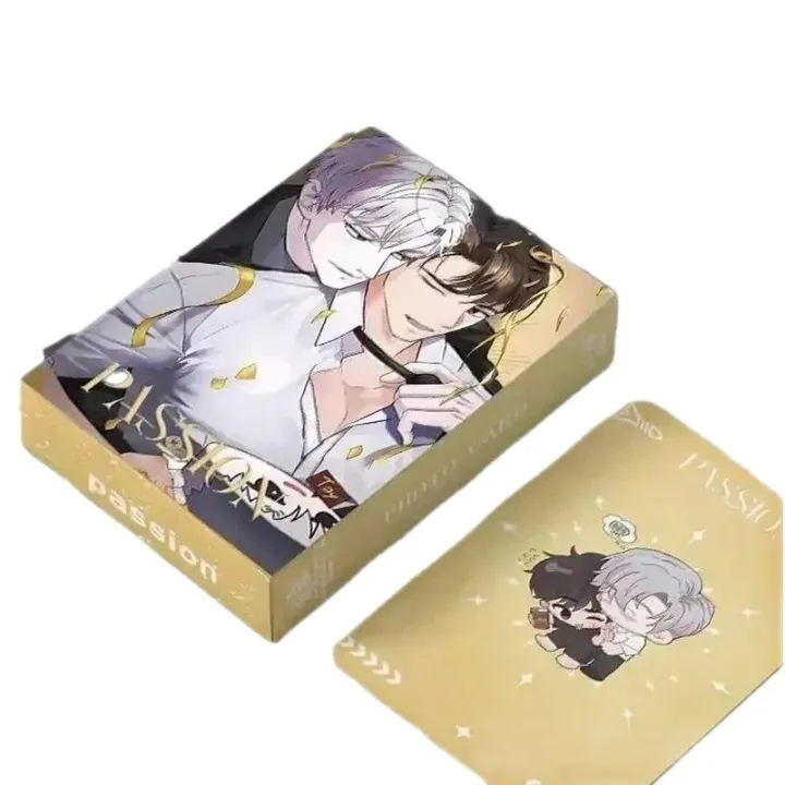 55%20Pcs/Set%20Korean%20Manga%20Passion%20Laser%20Lomo%20Card%20Ilay%20Riegrow%20and%20Jeong%20Taeui%20Figure%20HD%20Photocard%20Fans%20Collection%20Gift%20-%20Image%204