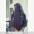 New Hijab Collection - Fashionable, Comfortable, Chery Fabric, 34-38 Inch, Niqab Included. 